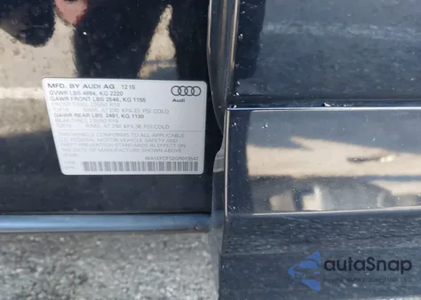 2016 Audi Q3 2.0T Premium Plus from USA, damaged, VIN WA1EFCFS2GR013542